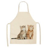 Lovely Cat Pattern Kitchen Apron Cat Design Accessories Pet Clever L 