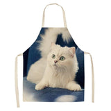 Lovely Cat Pattern Kitchen Apron Cat Design Accessories Pet Clever T 