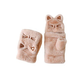 Lovely Cat Plush Gloves Cat Design Accessories Pet Clever 