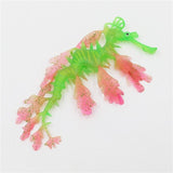 Luminous Glossy Artificial Silicone Sea Dragon Aquarium Decoration Pet Clever 