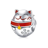 Maneki-neko Bracelet Charm Cat Design Accessories Pet Clever 
