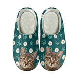 Meow-some Slippers: Casual Lightweight 3D Cat Print Cotton Slippers Pet Clever Style 2 37-38 