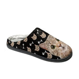 Meow-some Slippers: Casual Lightweight 3D Cat Print Cotton Slippers Pet Clever 