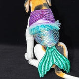 Mermaid Dog Costume Fish Dog Clothing Pet Clever M 