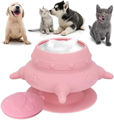 Milk Feeder Bowl with 4 Teats for Nursing Puppies Dog Bowls & Feeders Pet Clever 