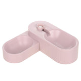 Minimalistic Drinking Water Bowl Dog Bowls & Feeders Pet Clever Purple 