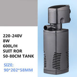 Multi-function Wave Maker Water Circulation Pump Aquarium Wave Maker Water Pump Pet Clever A US plug adapter 