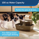 Multi-Tier Cat and Dog Drinking Fountain Dog Bowls & Feeders Pet Clever 