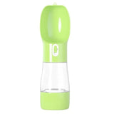 Multifunctional Portable Pet Drinking Bottle Cat Bowls & Fountains Pet Clever Green 