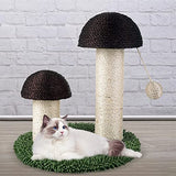 Mushroom Natural Durable Sisal Board Cat Scratchers Pole Cat Trees & Scratching Posts Pet Clever 