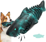 Natural Rubber Durable Toy with Unique Shark Design Dog Toys Pet Clever 