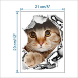 Neat 3D Cat Art Stickers Home Decoration Home Decor Cats Pet Clever L 
