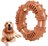 Non-Toxic Natural Rubber Indestructible Dog Toys Dog Toys Pet Clever Brown 