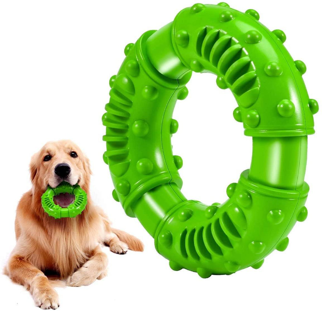 Non-Toxic Natural Rubber Indestructible Dog Toys Dog Toys Pet Clever Green 