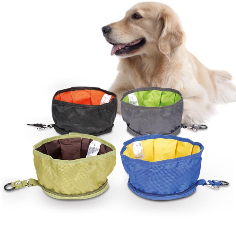 Outdoor Foldable Pet Food Storage Bag Dog Bowls & Feeders Pet Clever 