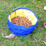 Outdoor Foldable Pet Food Storage Bag Dog Bowls & Feeders Pet Clever 