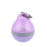 Outdoor Travel Pet Water Feeder Cat Bowls & Fountains Pet Clever Purple 6.7 oz 