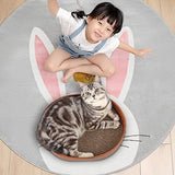 Oval Cat Scratcher Cat Pet Clever 