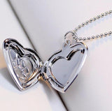 Paw Footprint Locket Cat Design Accessories Pet Clever silver 