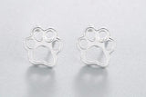 Paw Print Stud Earrings Cat Design Accessories Pet Clever 6 