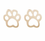 Paw Print Stud Earrings Cat Design Accessories Pet Clever 5 