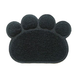 Paw Shape Floor Mat Home Decor Cats Pet Clever Black 