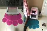 Paw Shape Litter Mat Keeping Your Floor Clean Cat Litter Boxes & Litter Trays Pet Clever 