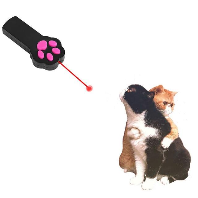 Paw Shaped Electric Laser Pointer Pet Clever