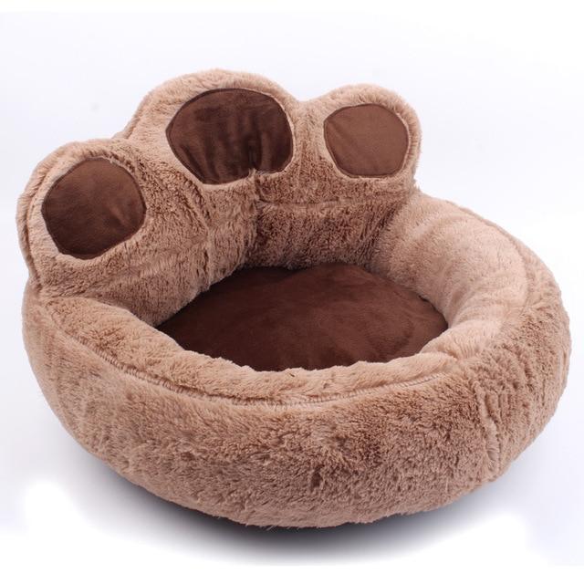 Paw Shaped Pet Bed Dog Beds & Baskets Pet Clever brown XS 