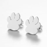 Paw Stud Earrings Cat Design Accessories Pet Clever 11 