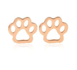 Paw Stud Earrings Cat Design Accessories Pet Clever 4 