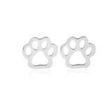 Paw Stud Earrings Cat Design Accessories Pet Clever 3 