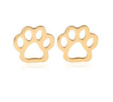 Paw Stud Earrings Cat Design Accessories Pet Clever 2 