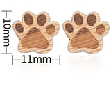 Paw Stud Earrings Cat Design Accessories Pet Clever 