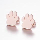 Paw Stud Earrings Cat Design Accessories Pet Clever 12 