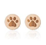 Paw Stud Earrings Cat Design Accessories Pet Clever 6 