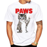 Paws Cat Printed T-Shirt Pet Clever XS 