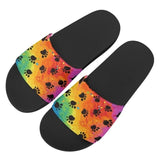 Pawsitively Comfy Slip-Ons: Colorful Dog Paw Print Flats Pet Clever Style 2 36 