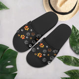 Pawsitively Comfy Slip-Ons: Colorful Dog Paw Print Flats Pet Clever 