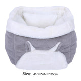 Pet Adorable Basket Bed Dog Beds & Blankets Pet Clever Gray M 