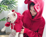 Pet and Owner Hoodie Cat Clothing Pet Clever 