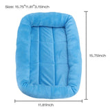 Pet Blanket Cushion Basket Dog Beds & Blankets Pet Clever Blue 