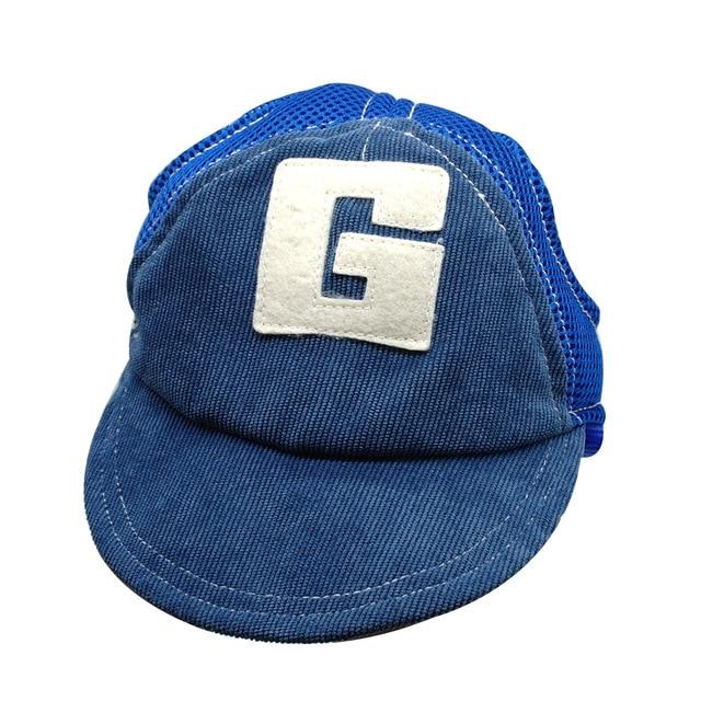 Pet Breathable Baseball Cap Hats Pet Clever Blue S 