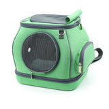 Pet Carrying Portable Backpack Dog Carrier & Travel Pet Clever Green 