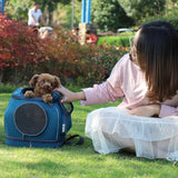 Pet Carrying Portable Backpack Dog Carrier & Travel Pet Clever 
