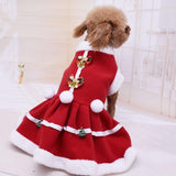 Pet Christmas Dress Cat Clothing Pet Clever 