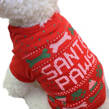 Pet Christmas Winter Clothes Cat Clothing Pet Clever 