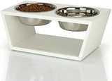 Pet Feeder with Four Stainless Steel Bowls Dog Pet Clever 