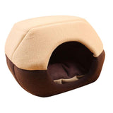 Pet Foldable Bed House﻿ Dog Beds & Blankets Pet Clever Brown S 