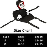 Pet Ghost Saddle Costume Adjustable Halloween Grim Reaper Rider Dog Clothing Pet Clever 